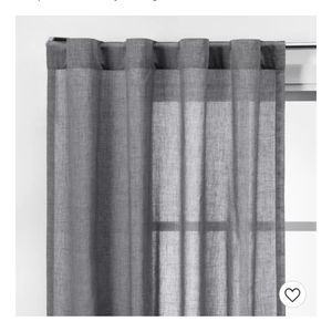 2pk 42"x63" Light Filtering Window Curtain Panels